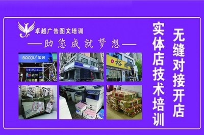 從入門到精通 學(xué)圖文快印廣告平面設(shè)計(jì)制作與開(kāi)店培訓(xùn)全攻略